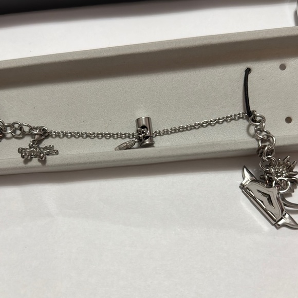 iWatch 45MM Charm Bracelet watch band with bedazzled watch face protector. - Picture 3 of 4